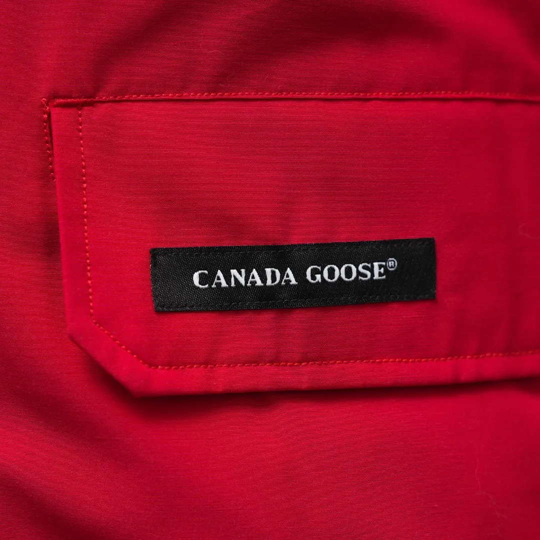 P720 CANADA GOOSE丨Canada Goose 01 Pilot Hooded Down Jacket Color: Chinese Red Size: XS-XXL